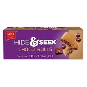 Parle hide & seek choco rolls 75g
