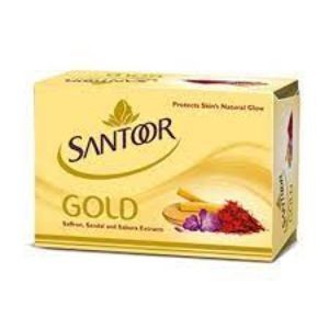 Santoor gold saffron,sandal&sakura ext soap 75gm