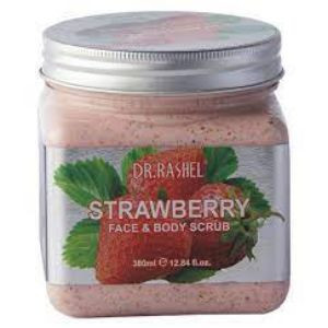 Dr. rashel strawberry  face & body scrub 380 ml imp